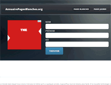 Tablet Screenshot of annuairepagesblanches.org